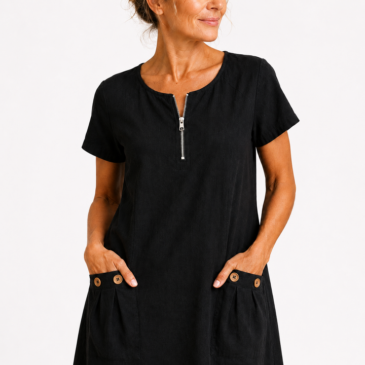 Lucienne - Leichtes Leinenkleid