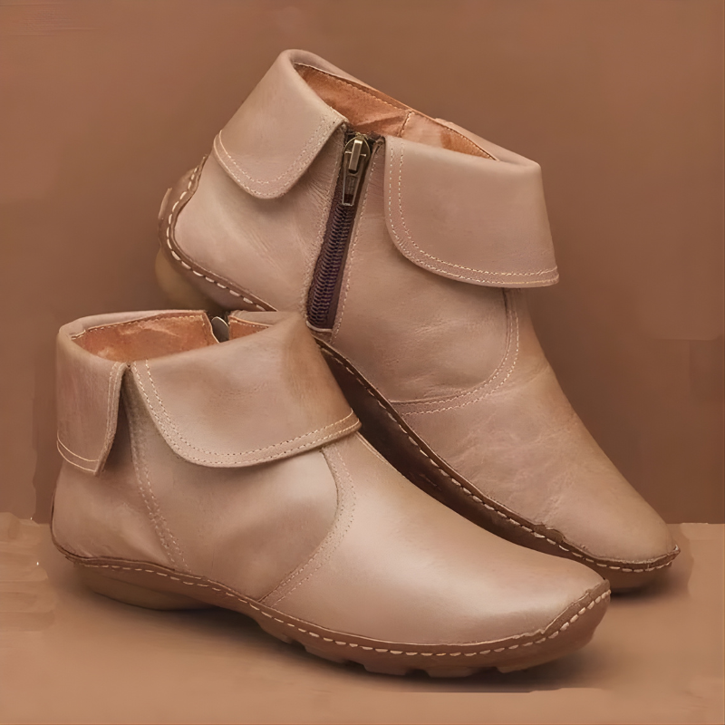 Winona - faltbare Lederstiefeletten