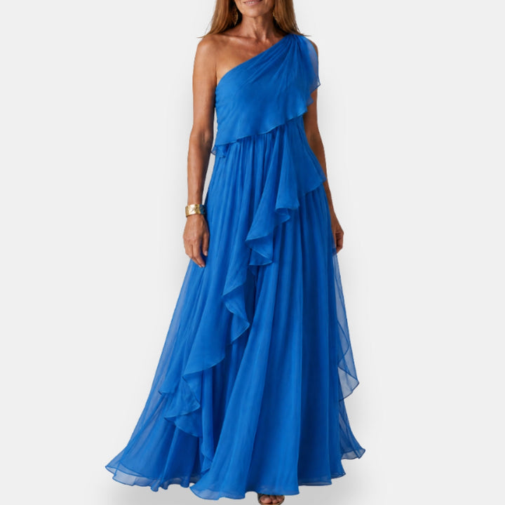 Heloisia - Luxuriöses One-Shoulder-Abendkleid
