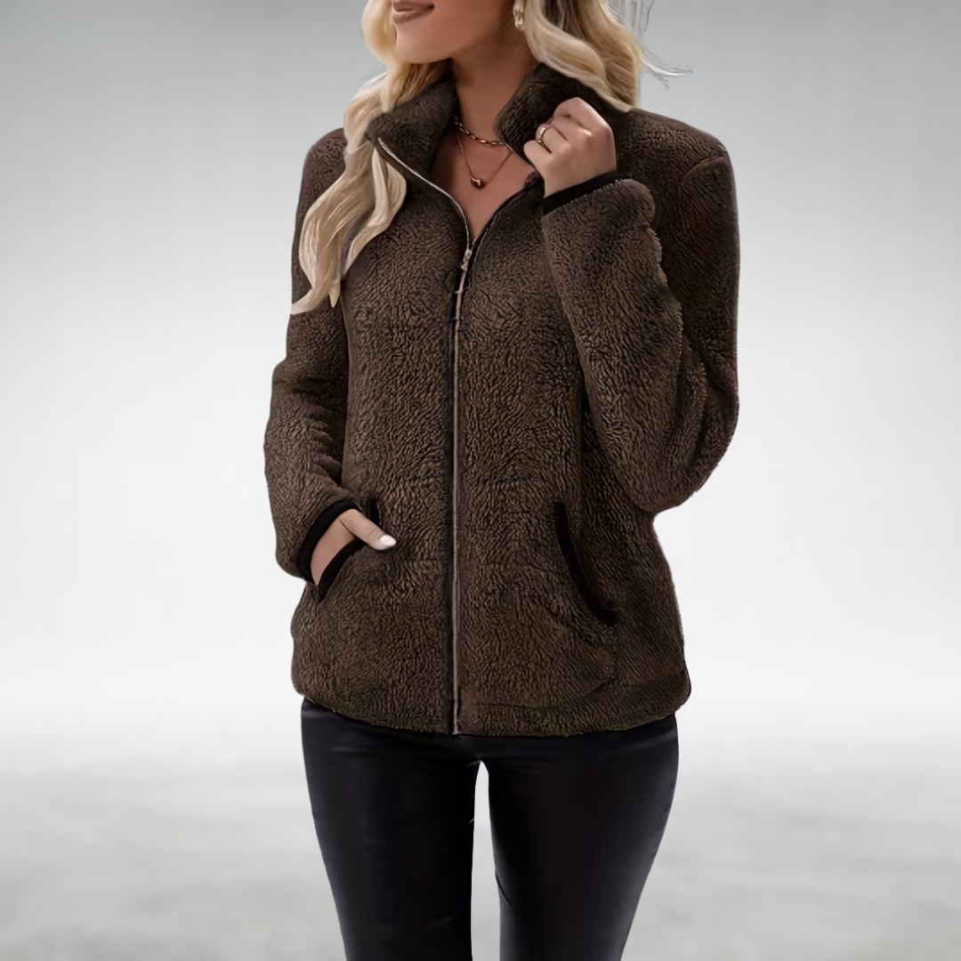 Zafrielle - Soft-Touch Zip-Jacke