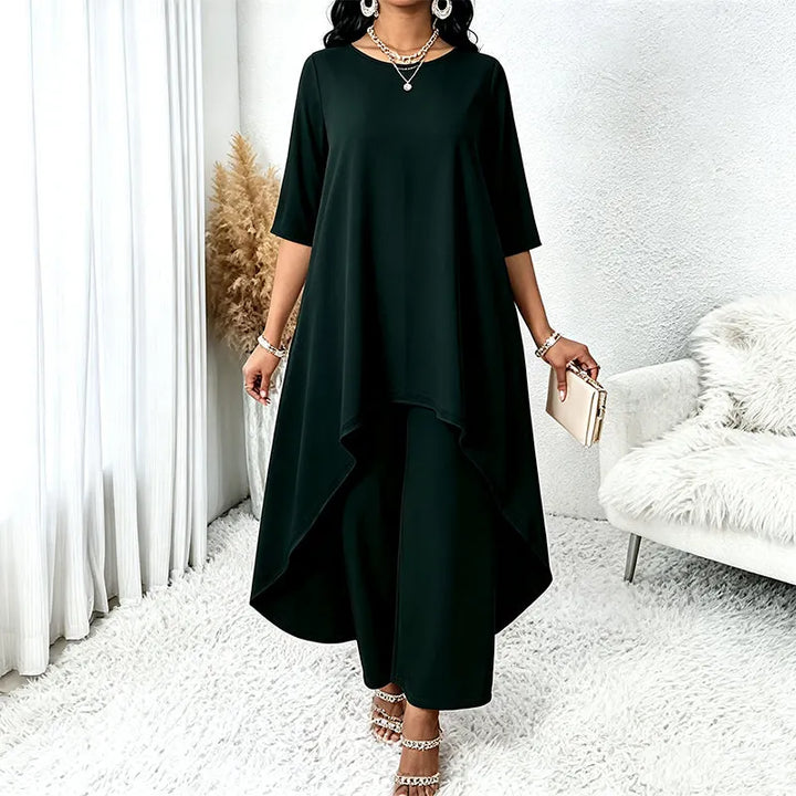 Laurivelle - Soft-Touch-Maxikleid in großen Größen