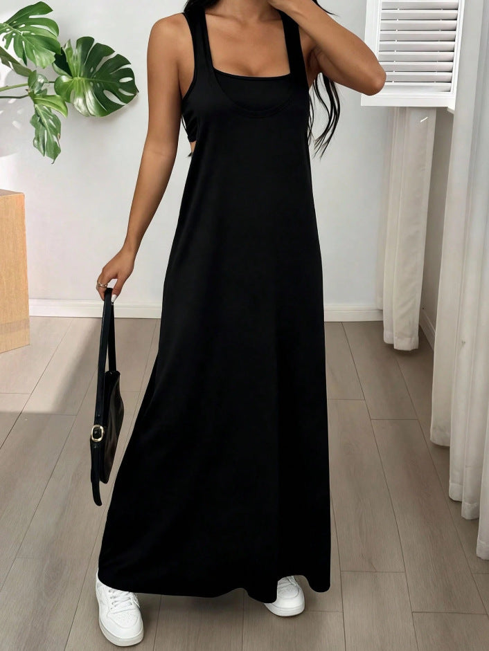 Evania - Mehrlagiges Maxikleid-Set