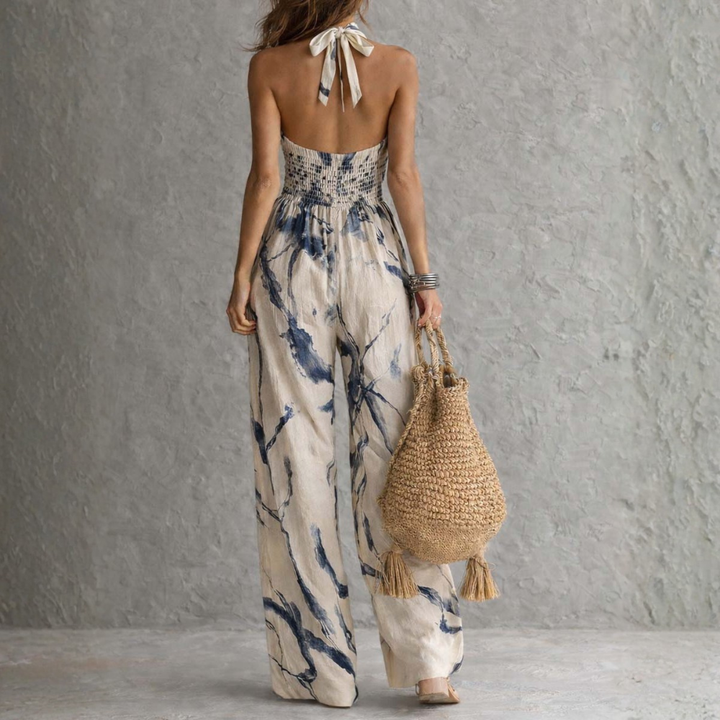 Rosalba - Künstlerisch bedruckter Jumpsuit