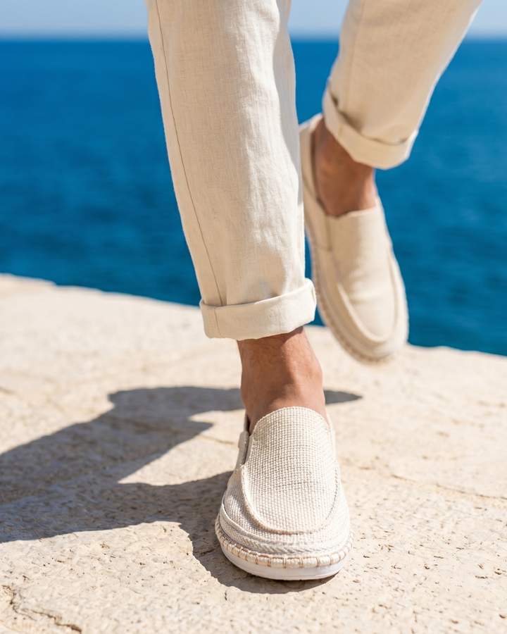 Falkner - Strukturierte Slip-on-Espadrille