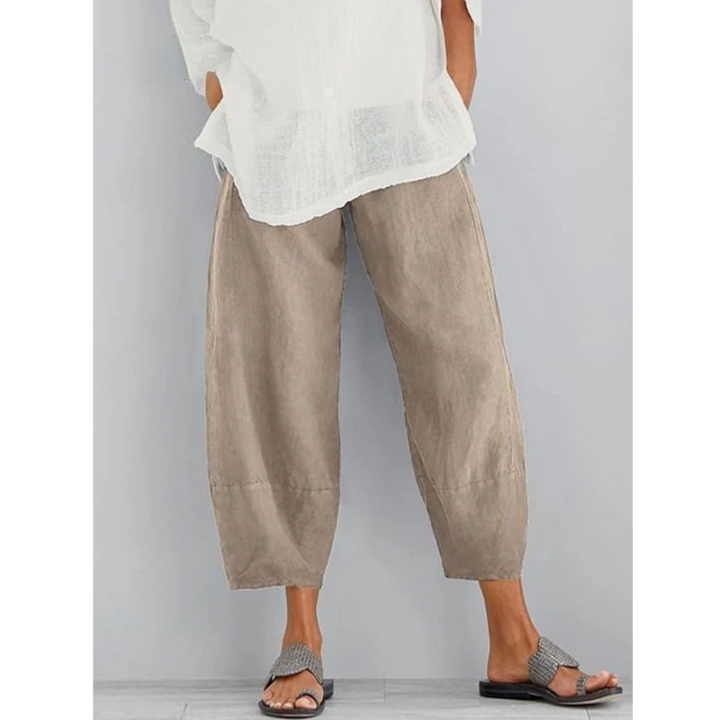 Perle - Luftige Leinenhose
