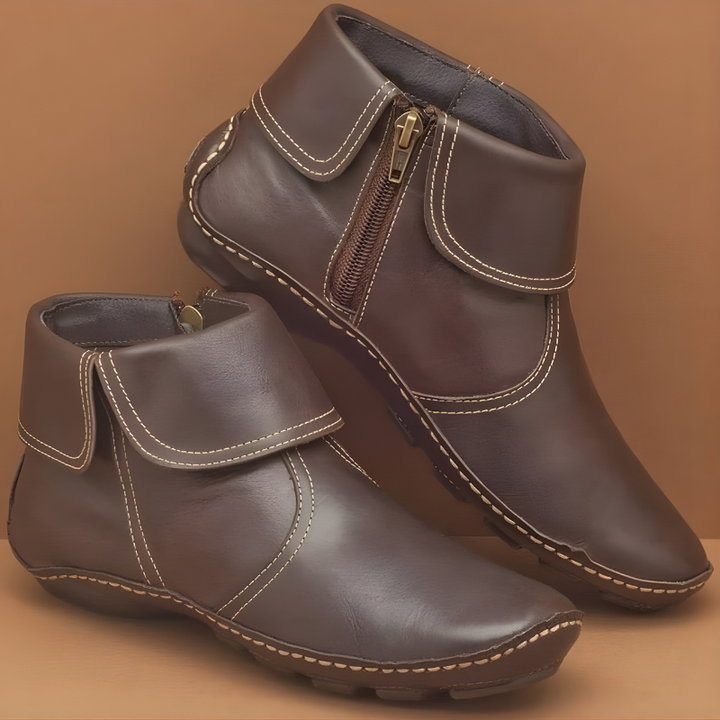 Winona - faltbare Lederstiefeletten