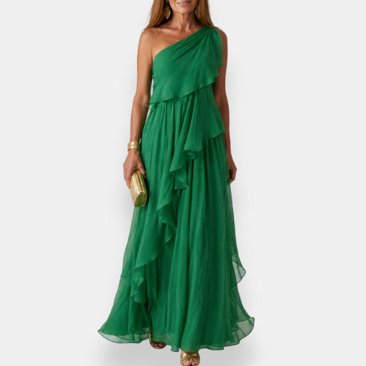 Heloisia - Luxuriöses One-Shoulder-Abendkleid