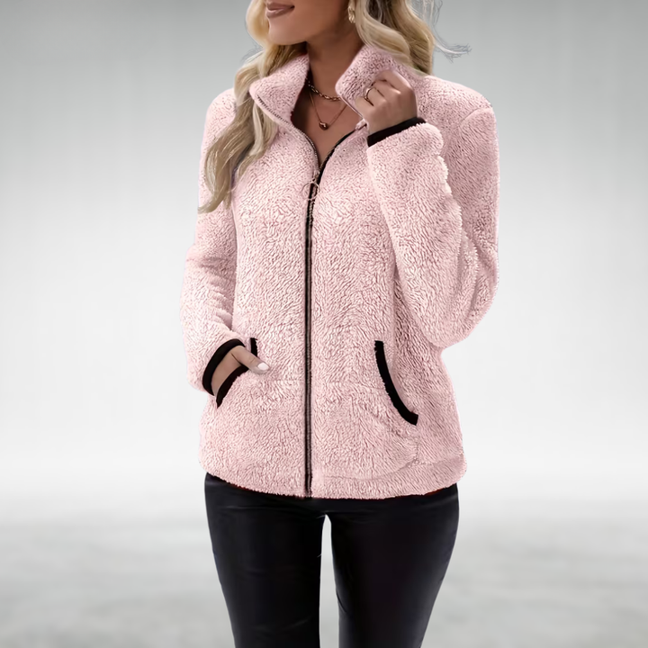 Zafrielle - Soft-Touch Zip-Jacke