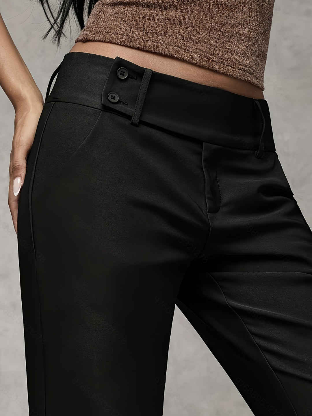 Venetia - luftige, hoch taillierte Wide-Leg-Hose