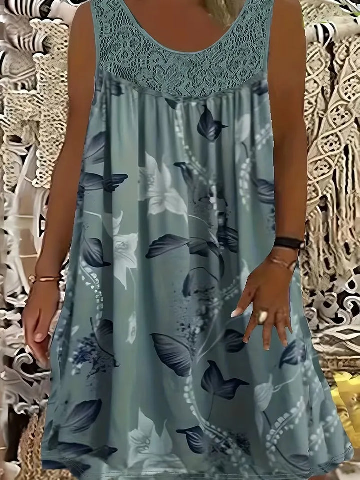 Ariadne - Elegantes Shiftkleid mit Blumenprint