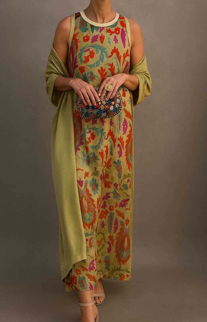 Arlisse - Premium-Zweiteiler: Kleid & Weste