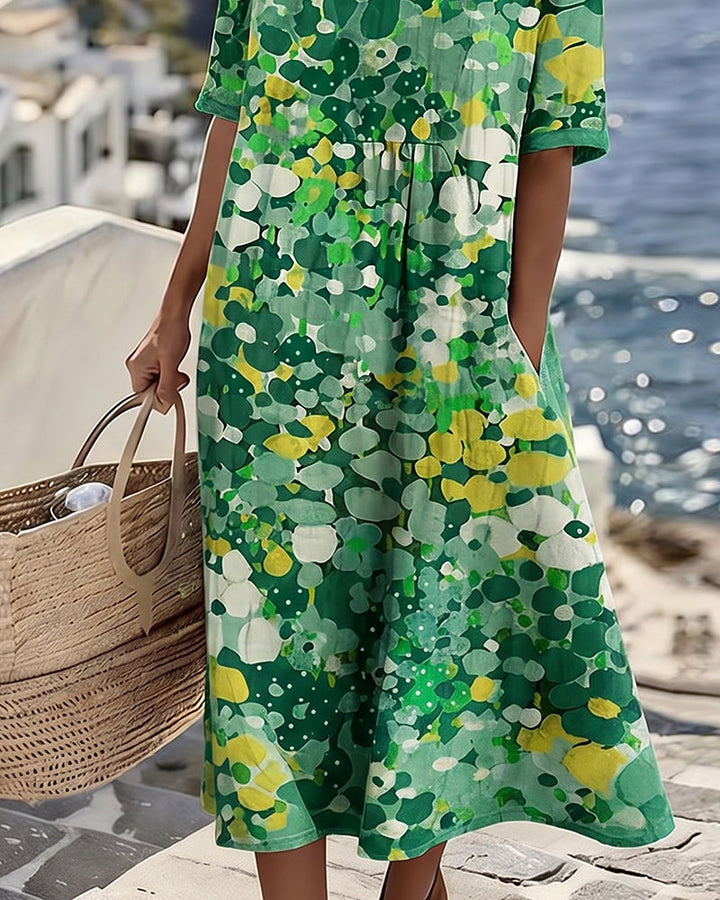 Adria - Midikleid in A-Linie mit weichem Griff