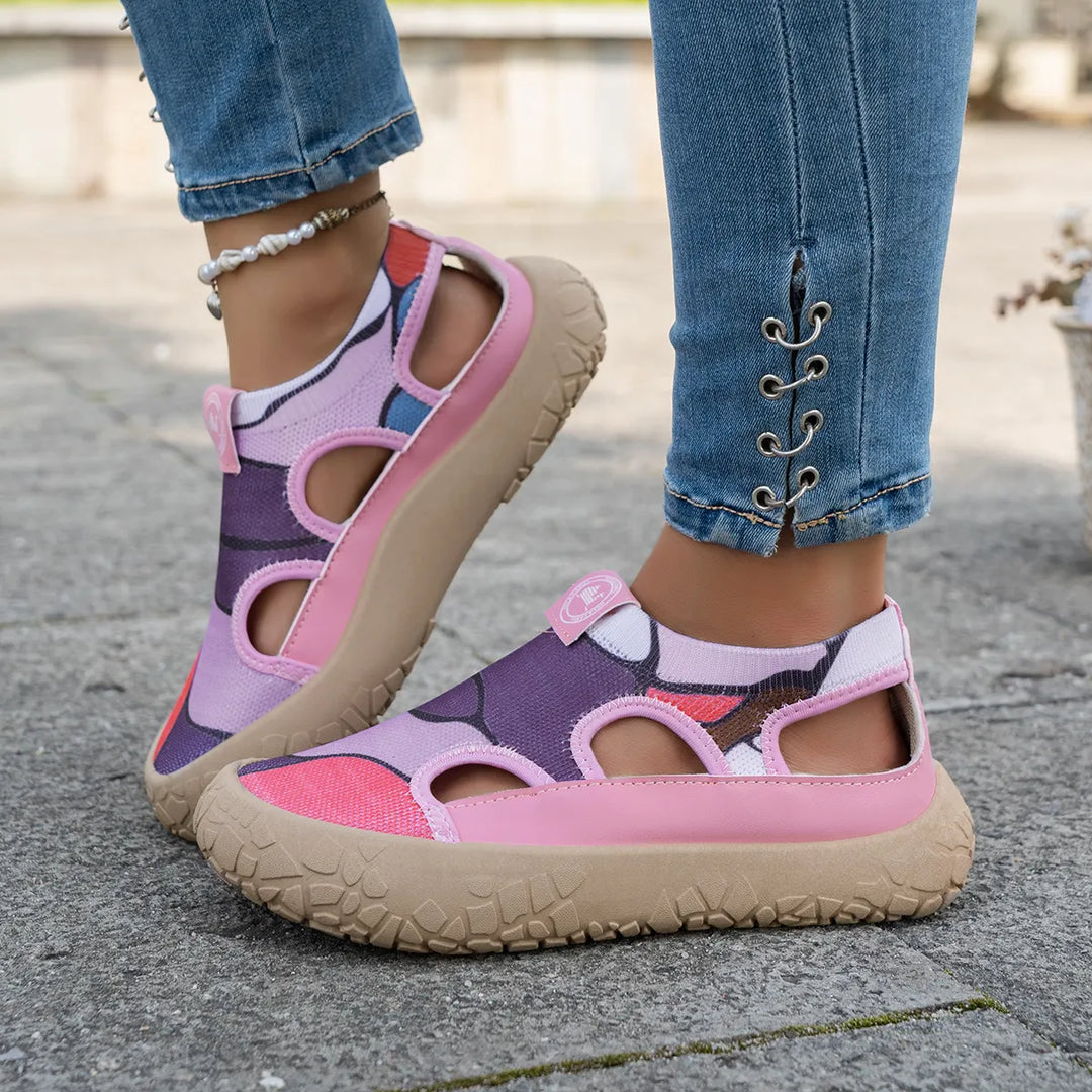 Maelina - Gepolsterte orthopädische Walking-Sneaker