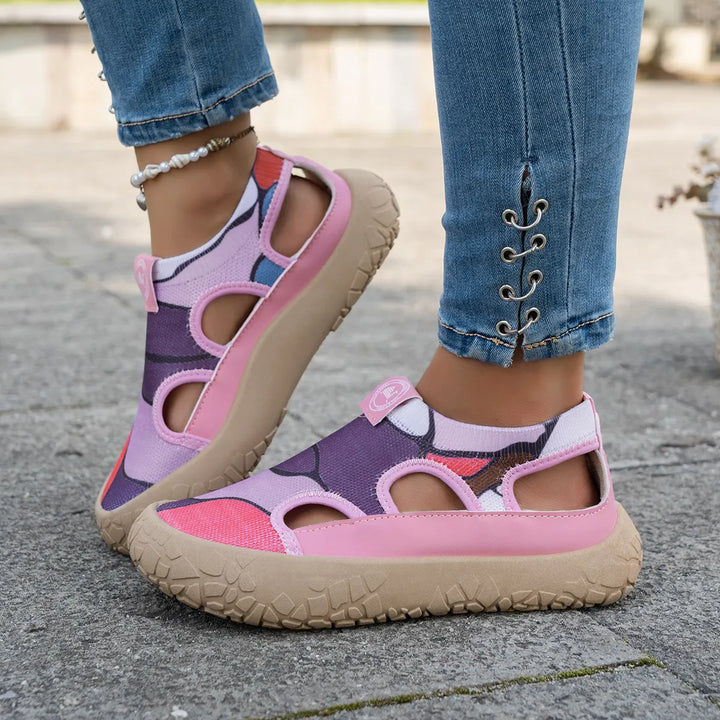 Maelina - Gepolsterte orthopädische Walking-Sneaker