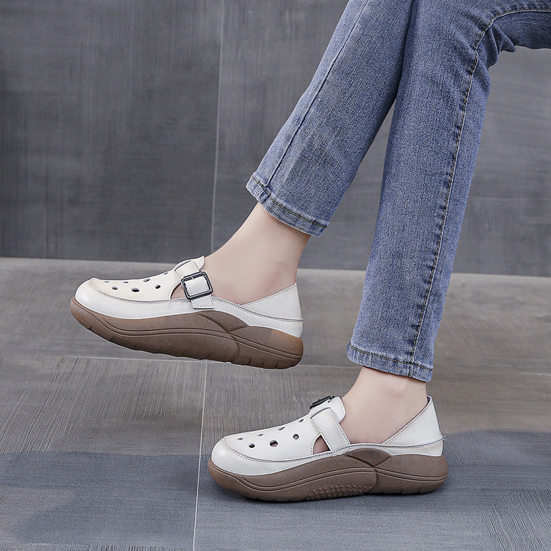 Nayeli - bequeme Halbschuhe mit Schnalle