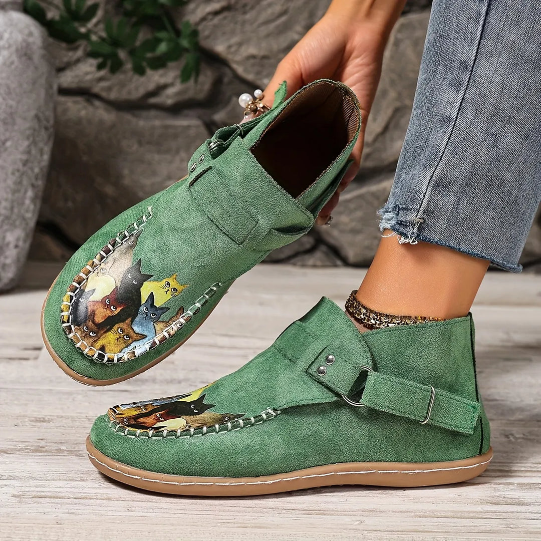 Cara - Bequemer Slipper mit Schnallen-Detail
