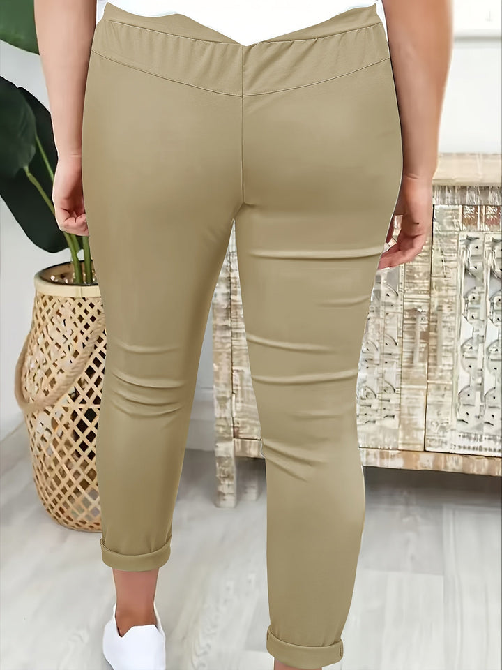 Tansy - Maßgeschneiderte Stretchhose mit Kordelzug
