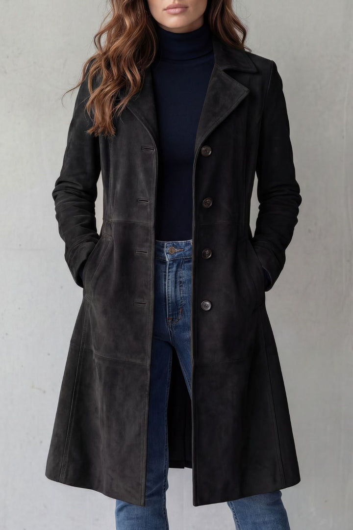 Arlene - Taillierter Longmantel