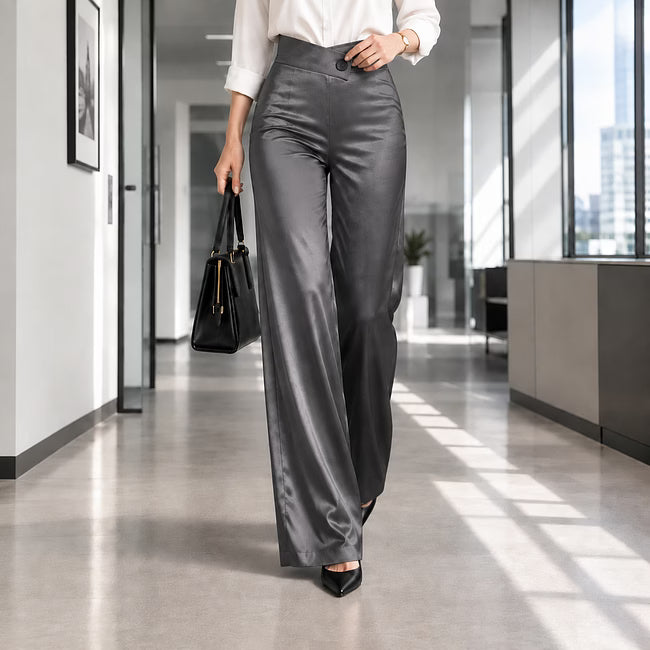 Anouk - Elegante, weite High-Waist-Hose