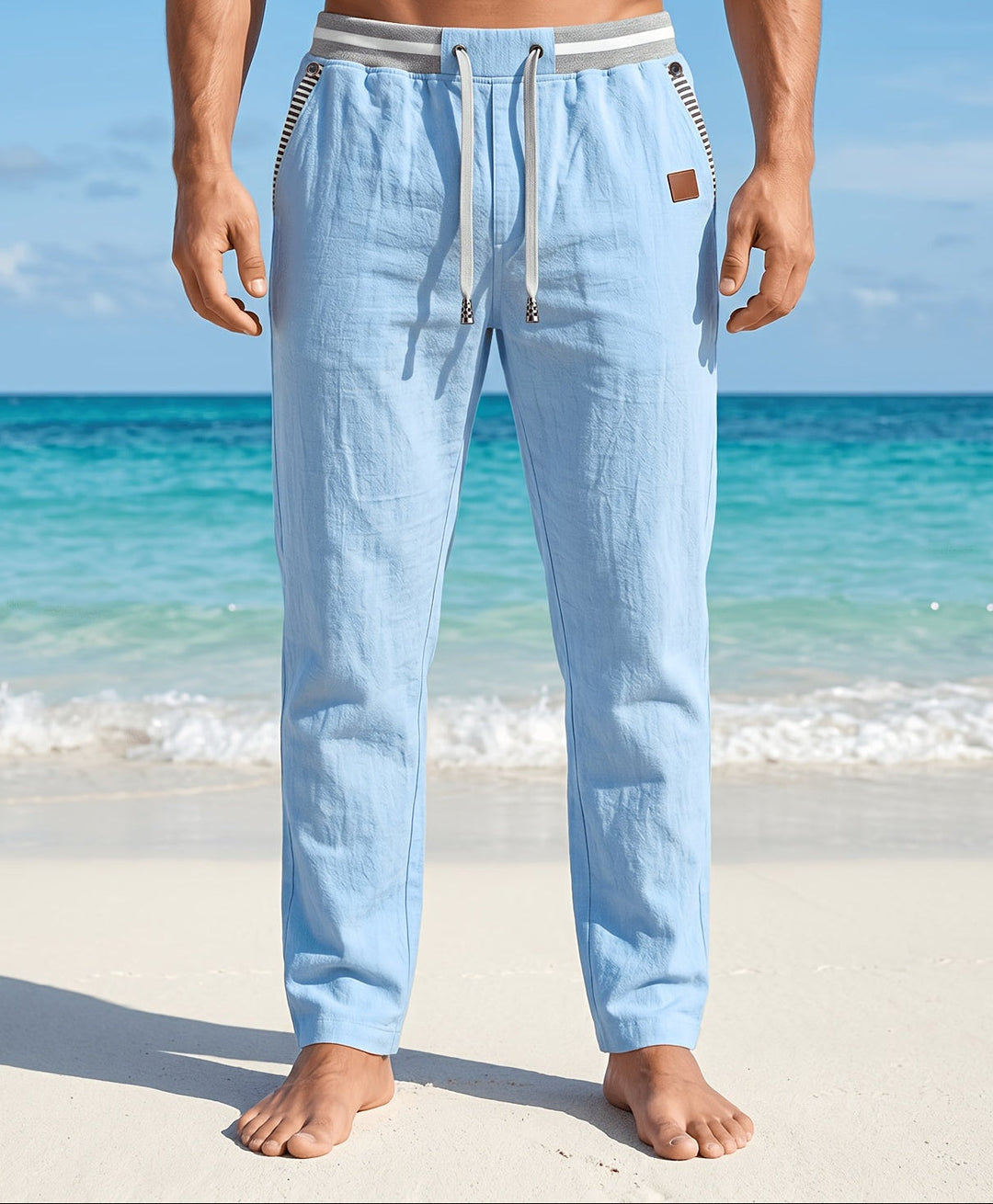 Branford - Leichte Leinenhose
