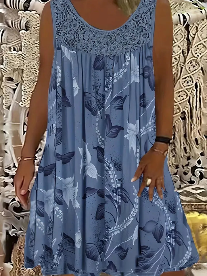 Ariadne - Elegantes Shiftkleid mit Blumenprint
