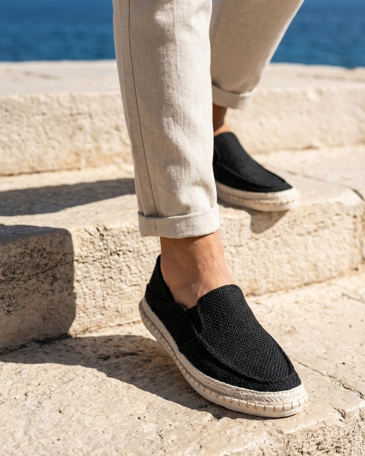 Falkner - Strukturierte Slip-on-Espadrille