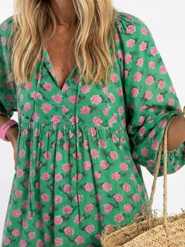 Emmera - Luftiges, gestuftes Sommerkleid