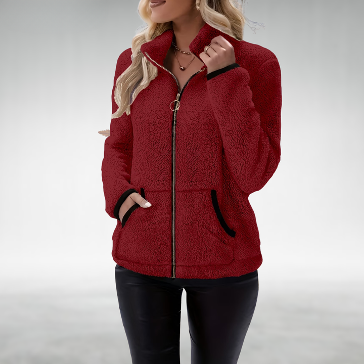 Zafrielle - Soft-Touch Zip-Jacke