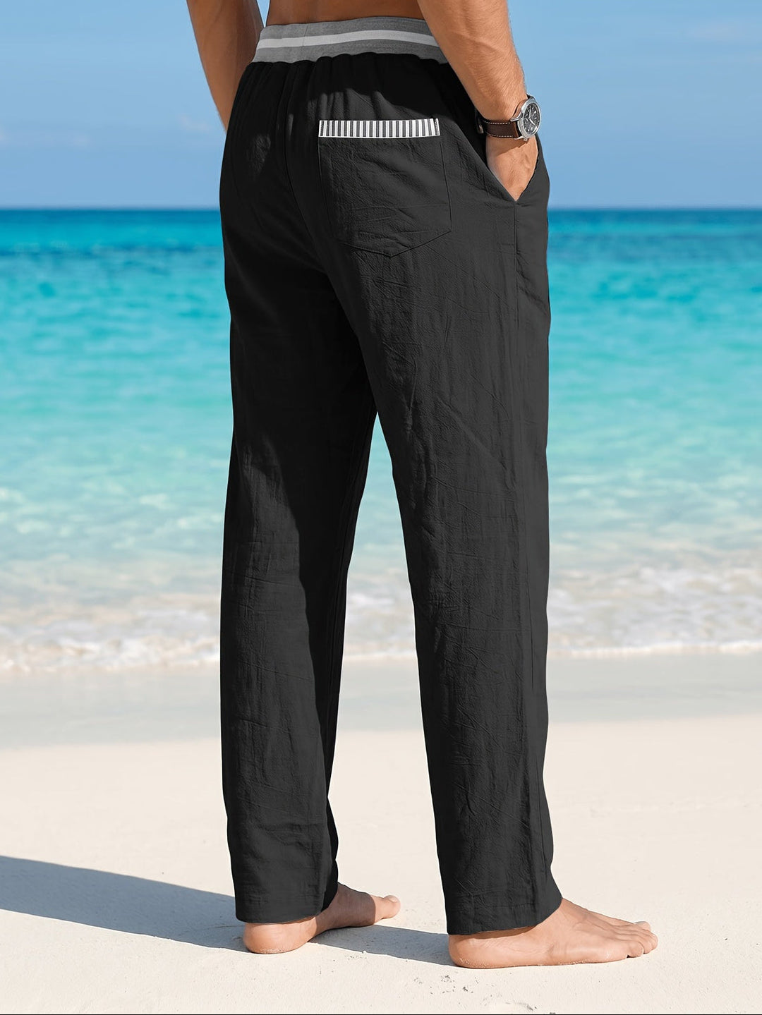 Branford - Leichte Leinenhose