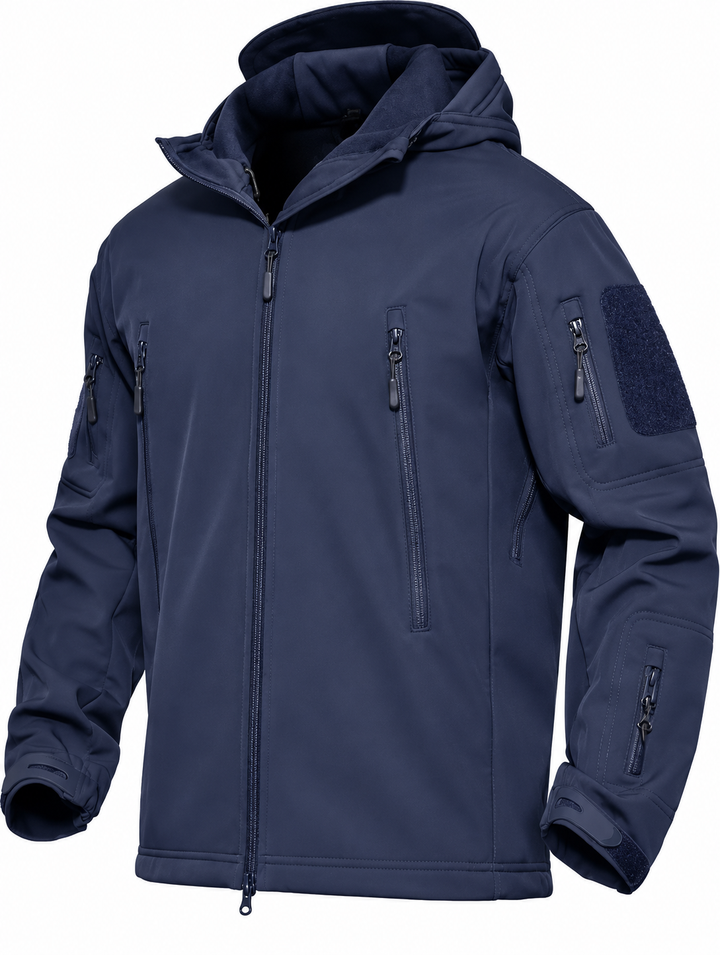Arno - Slim-Fit-Jacke mit Kapuze