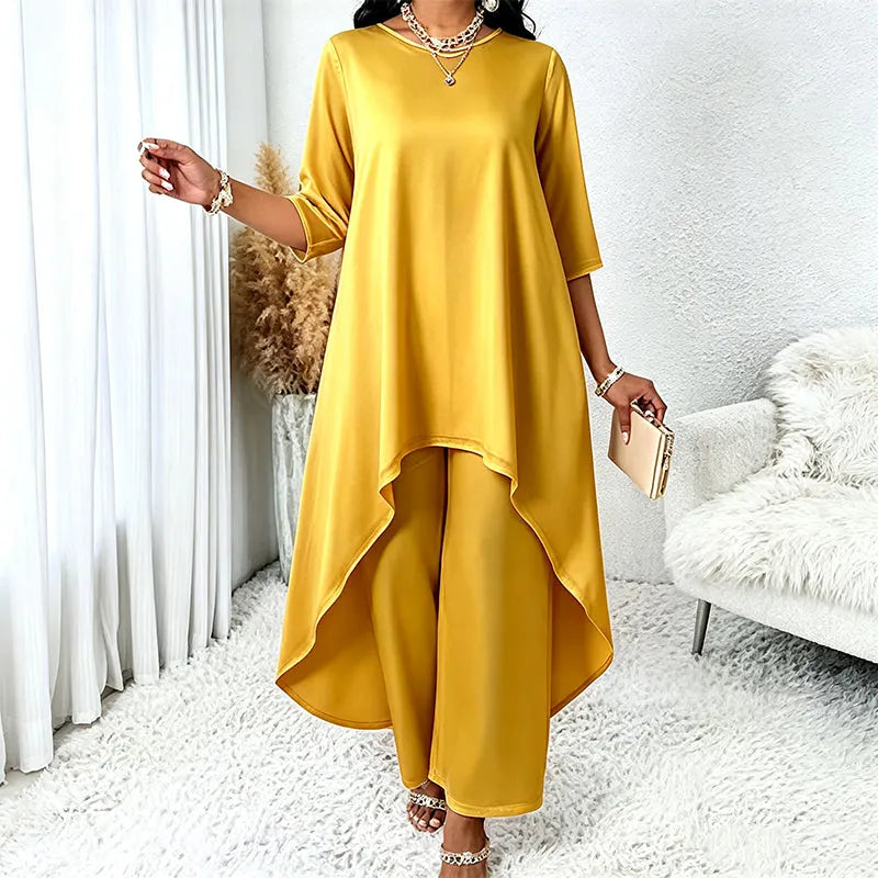 Laurivelle - Soft-Touch-Maxikleid in großen Größen