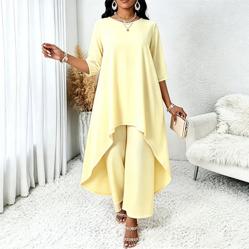 Laurivelle - Soft-Touch-Maxikleid in großen Größen