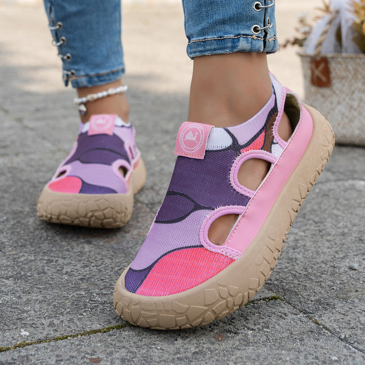 Maelina - Gepolsterte orthopädische Walking-Sneaker