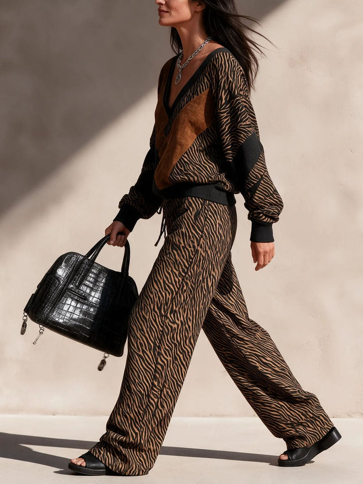 Jorie - Weiches Animalprint-Set