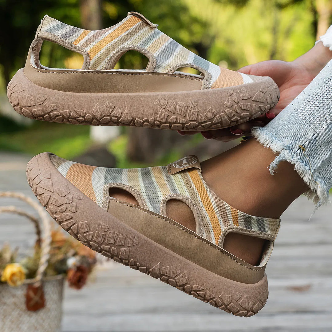 Maelina - Gepolsterte orthopädische Walking-Sneaker