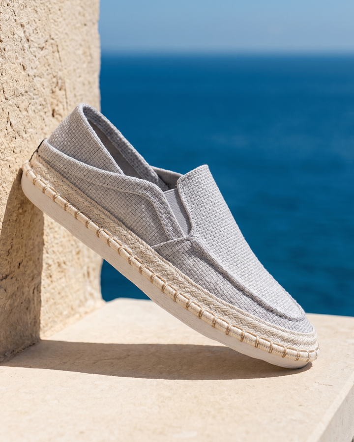 Falkner - Strukturierte Slip-on-Espadrille