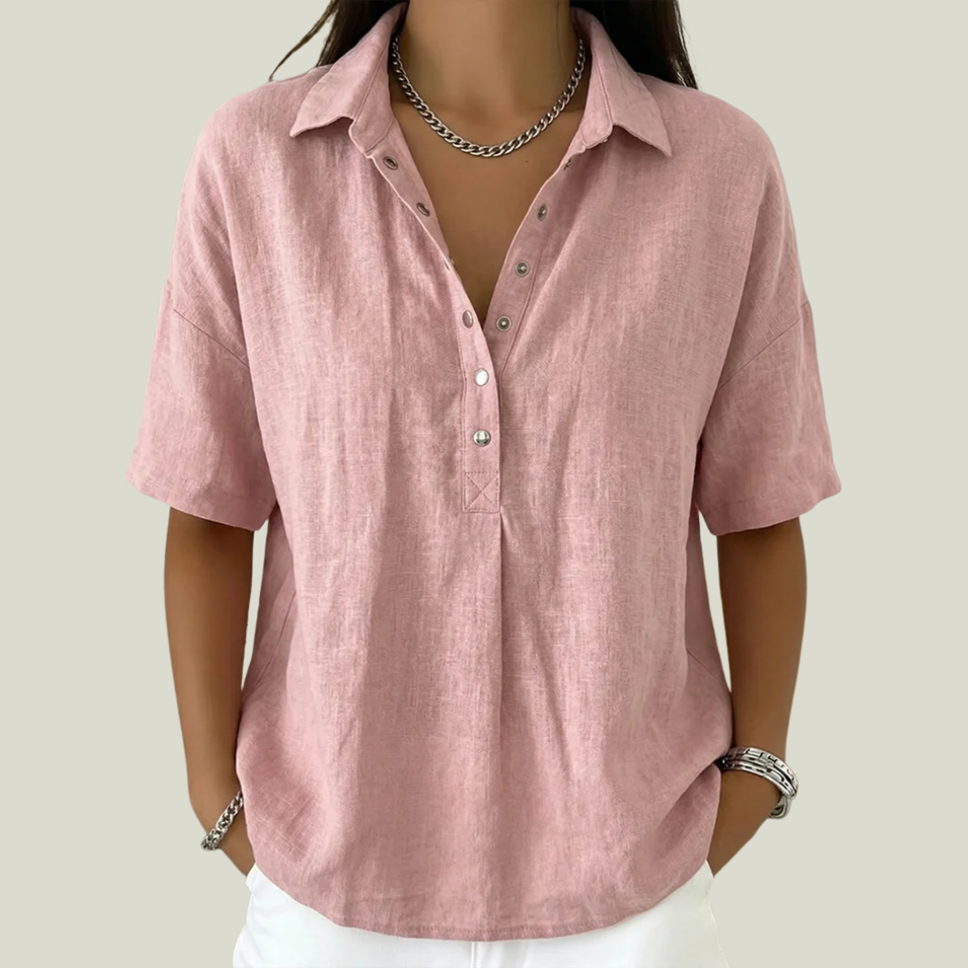 Nina - Bluse mit Soft-Touch-Kragen