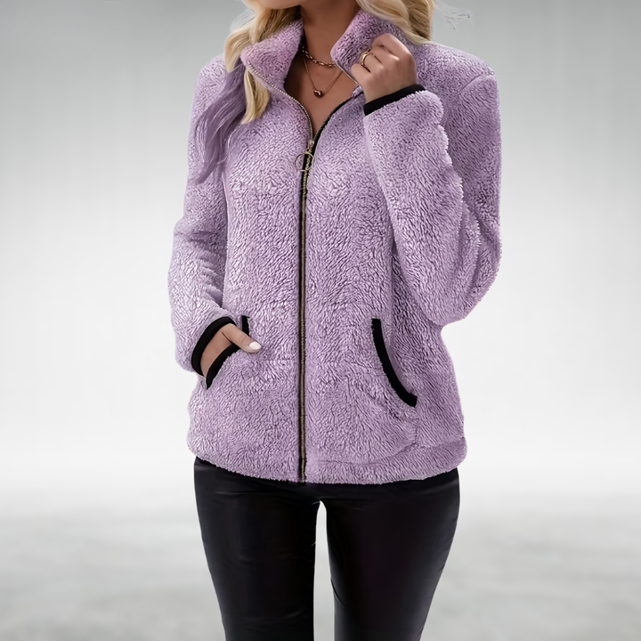 Zafrielle - Soft-Touch Zip-Jacke