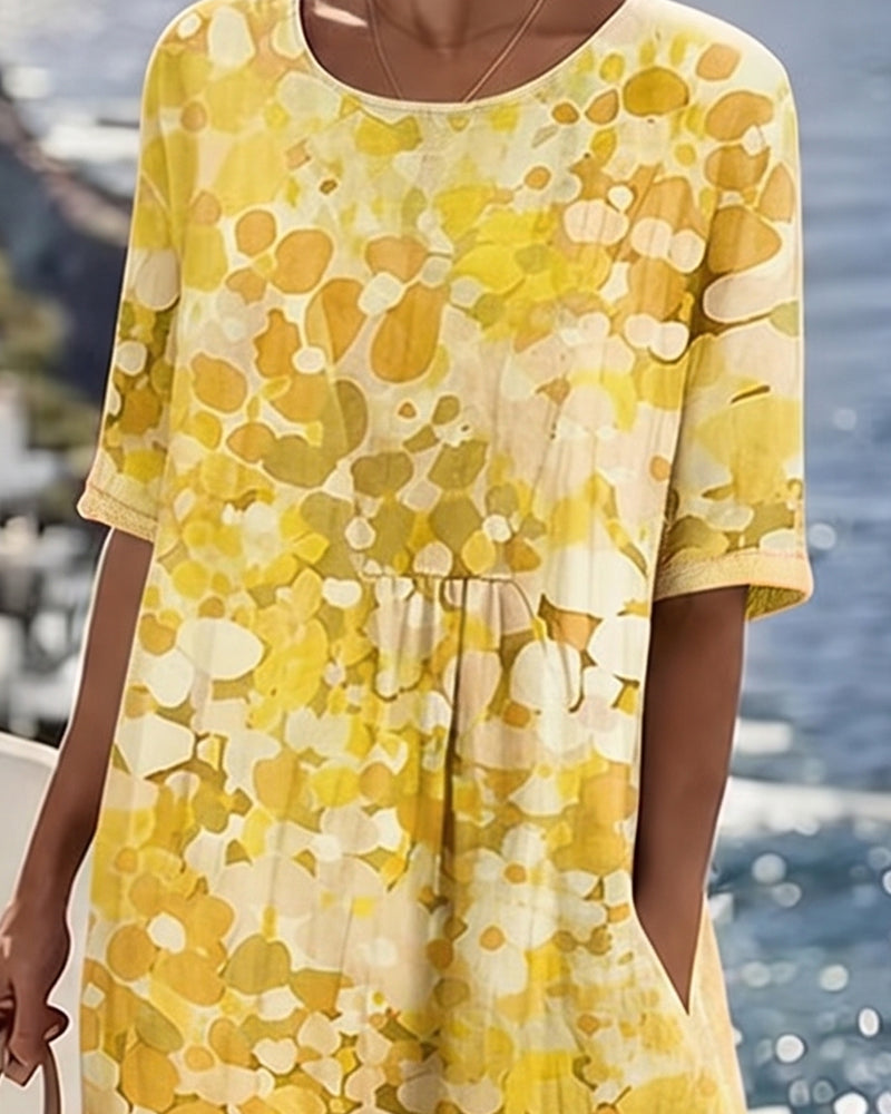 Adria - Midikleid in A-Linie mit weichem Griff