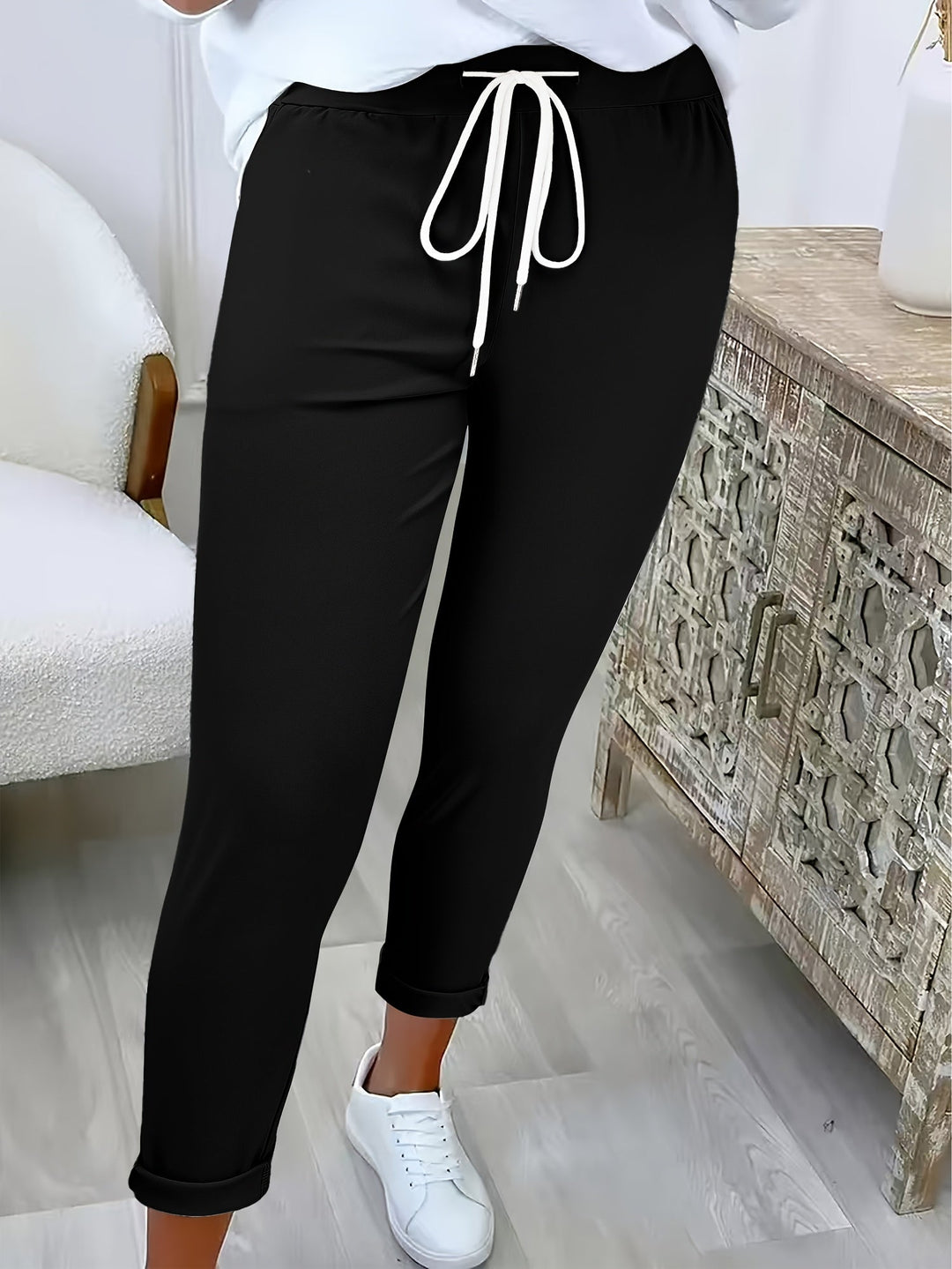 Tansy - Maßgeschneiderte Stretchhose mit Kordelzug