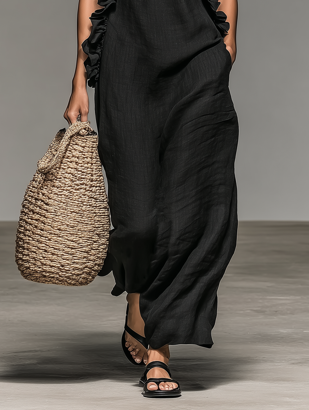 Vionessa - Soft-Touch-Maxikleid