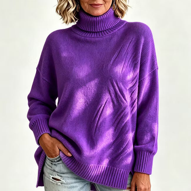 Bettina - Legerer Langarm-Strickpullover