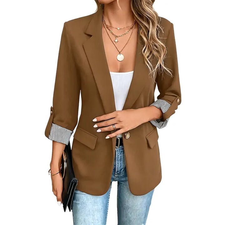 Neravelle - Taillierter Blazer mit gekrempelten Ärmeln