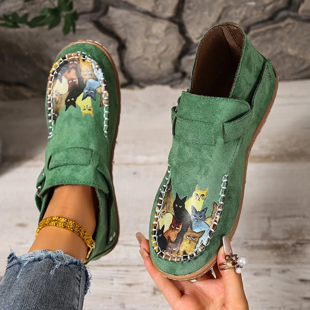 Cara - Bequemer Slipper mit Schnallen-Detail