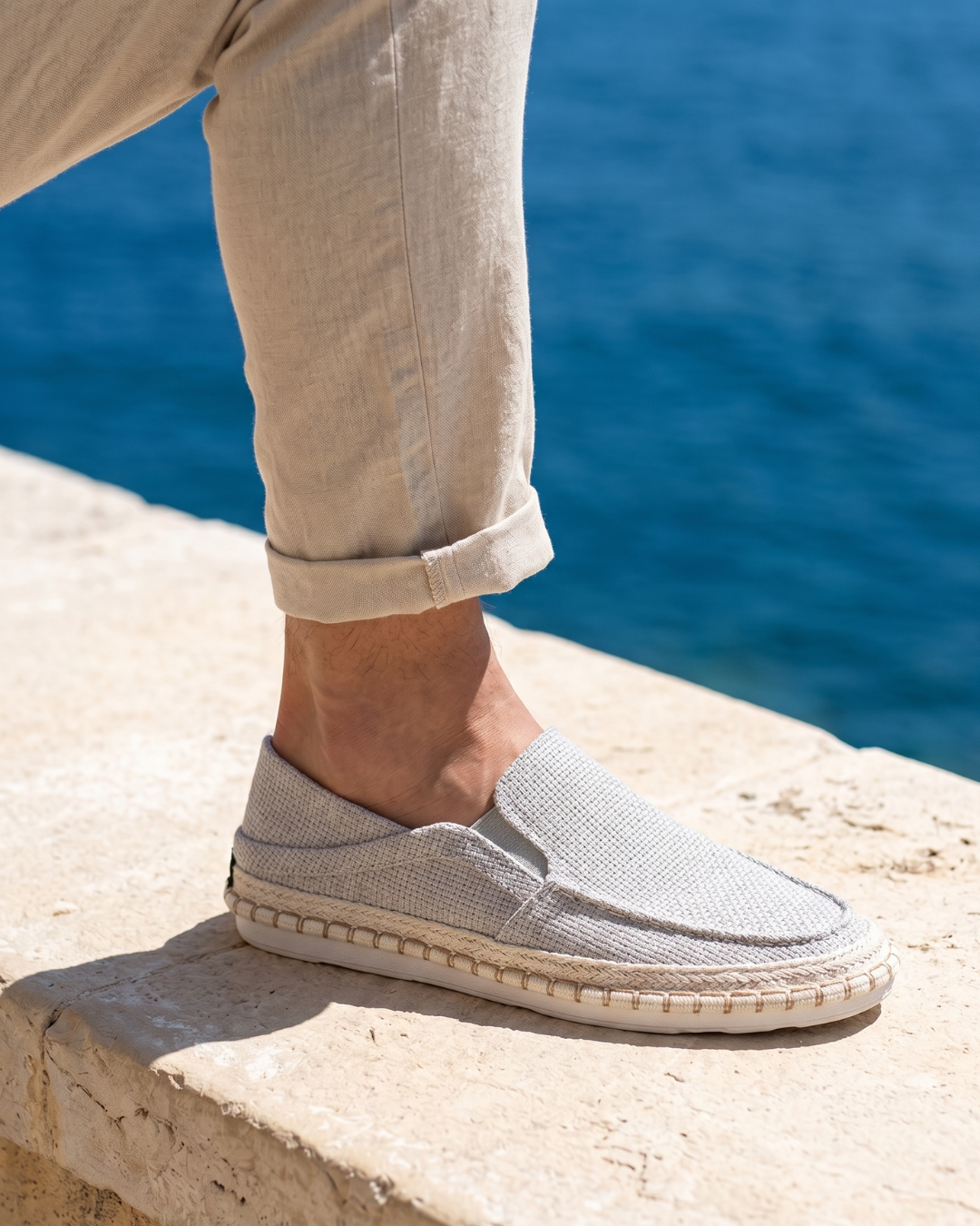 Falkner - Strukturierte Slip-on-Espadrille