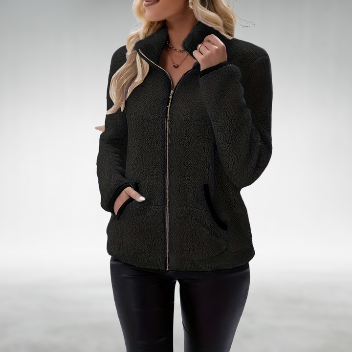 Zafrielle - Soft-Touch Zip-Jacke