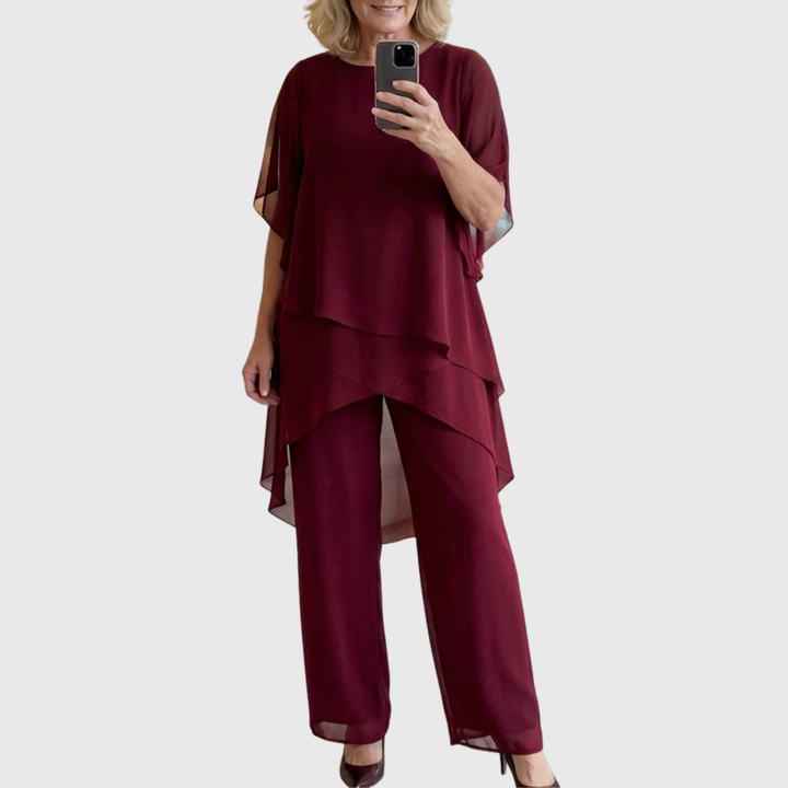 Elysanne - Luftiges zweiteiliges Kleid-Set