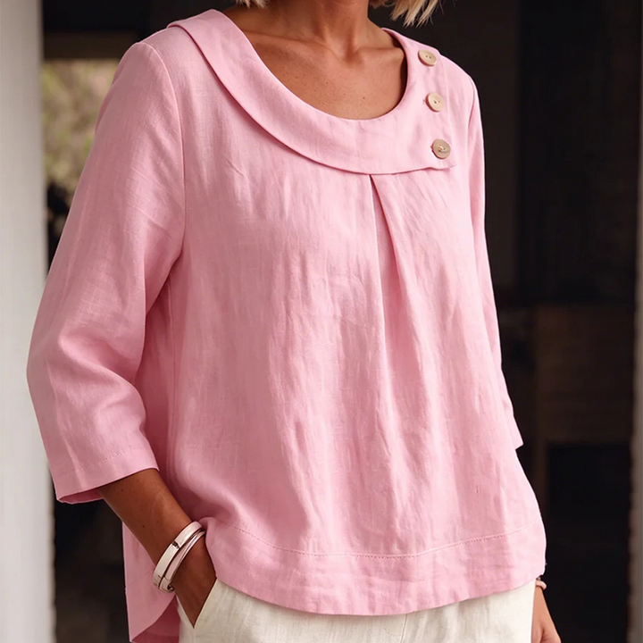 Brionelle - Leinenbluse mit weicher Haptik