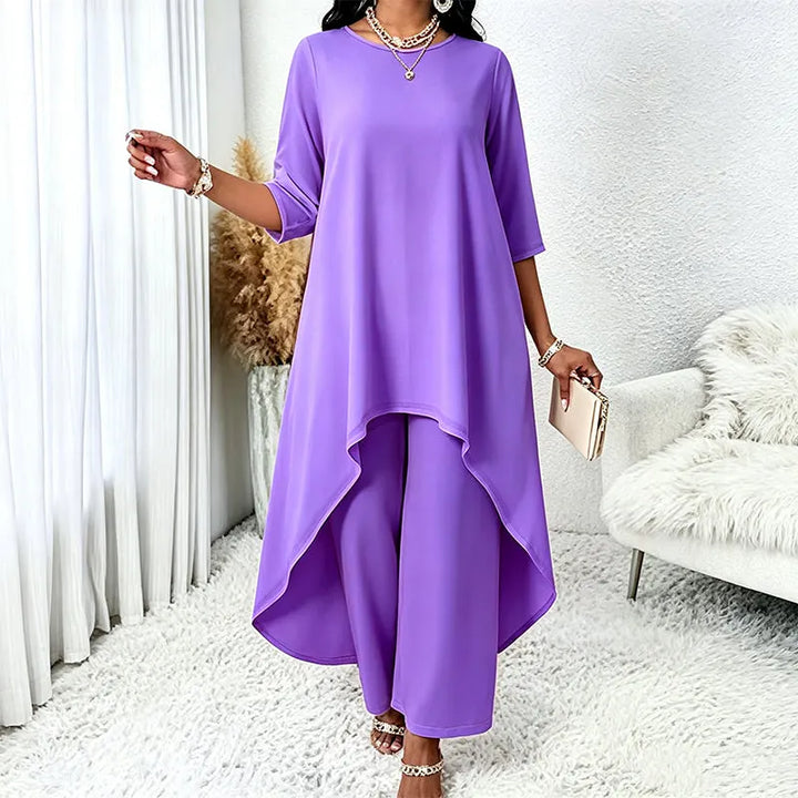 Laurivelle - Soft-Touch-Maxikleid in großen Größen