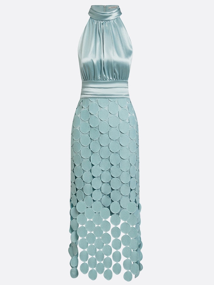Kateline - Luxuriöses Neckholder-Midikleid